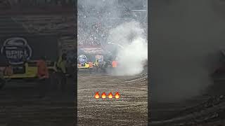 Monster Truck on Fire 🦈🔥 🔥   #monsterjamfire #monstertruck #monstertruckonfire