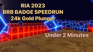 Roblox RIA 2023: Award Show - BRB Badge Speedrun under 2 minutes (Bruh Lag)