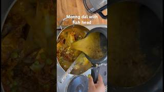 A wonderful dal recipe with fish head | moong dal recipe with fish head #shorts #recipe #dalrecipe