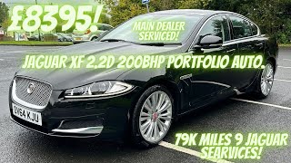 Jaguar XF 2.2d Portfolio Auto! 9 JAGUAR SERVICES!