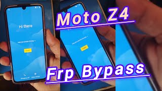 Moto Z4 XT1980 FRP Bypass Android 10 Without PC  moto z4 frp bypass android 10  2024