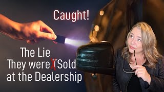 The Dealership gets Caught in their own lie #carbuying #dealership #autofinancesense