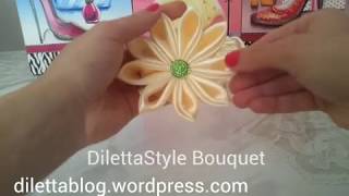 Tutorial fiore kanzashi Diletta Style