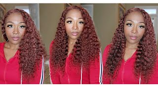 LuvMe Hair Review | Cinnamon Brown T Part Wig