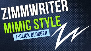 Zimmwriter Style Mimic