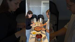 Eşimle pizza yapıyoruz 🍕 #vlog # vlogs #pizza #iftar