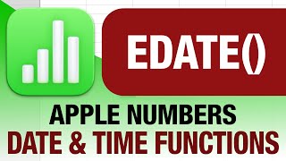 EDATE() function in Apple Numbers