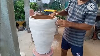 mostrando como ficou nosso vaso vietnamita