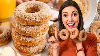 Baked Apple Cider Vegan Donuts 🍩 1K Subs Appreciation!