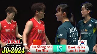 Baek Ha Na/Lee So Hee vs Liu Sheng Shu/Tan Ning || Final Japan Open 2024