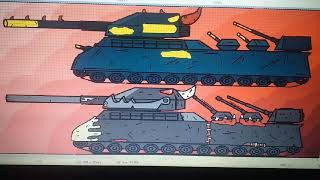 2 DEMON RATTE. Cartoons about tanks.