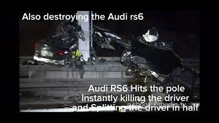 Audi RS6 crash explained in 40 seconds