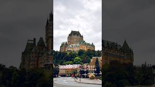 Famous building (Fairmont Le Château Frontenac) location Canada canada🇨🇦 #FairmontLeChâteauFrontenac