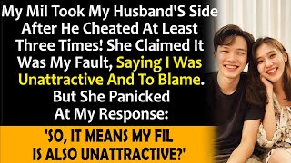 After my husband’s cheating, my MIL criticized my looks, suggesting my FIL was also at fault.