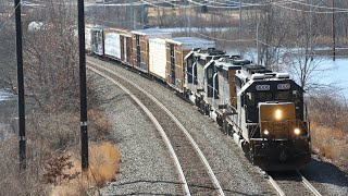 CSX Q436 with an SD40-2 trio! 3/7/20