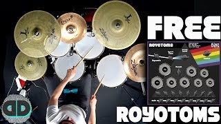 Royotoms | Rototom Sampled AU/VST Drum Plugin Demo FREE DOWNLOAD (DonutDrums)