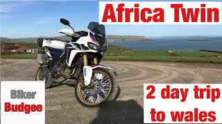 Biker Budgee,full length version,Africa Twin and bmw gs adventure te, 2 day trip of Wales