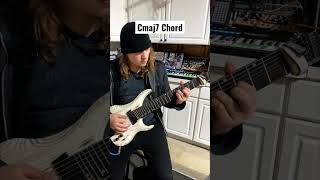 Soulful chord harmonies over Cmaj7 Chord | #shorts #guitar #guitarist #guitarsolo #maj7 #chord #C