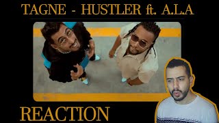 TAGNE - HUSTLER ft. A.L.A (OFFICIAL MUSIC VIDEO) I (REACTION)