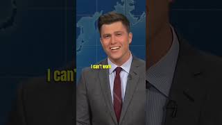 COLIN JOST Refused To Read The Joke 😂 #shorts #snl #funny