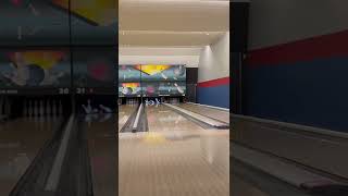 PBA Bowler plays horse with brother part 2! Left handed strike #bowling #shorts #pba #trickshots