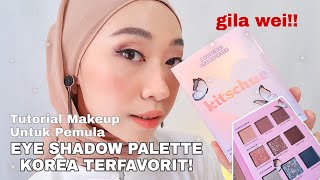 FRESH MAKEUP TUTORIAL UNTUK PEMULA, EYESHADOW PALETTE KOREA YANG VIRAL (I GOTCHA EYE PALETTE)