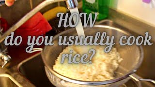 How do you usually cook rice & have you try this?|Would @mrnigelng approve this rice-cooking method?