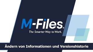 Ändern von Informationen und Versionshistorie