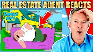 Real Estate Agent Reacts to Family Guy Funny Real Estate Moments. LOL