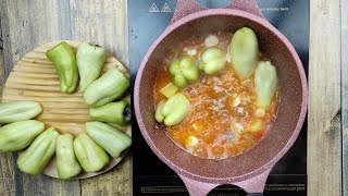 Dinner Bell Peppers . Сытный ужин болгарский перец .