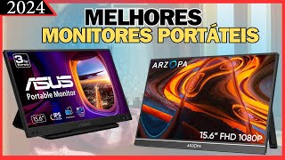 (Black Friday 2024)Melhores Monitores Portáteis 2024/Monitores Portáteis para Notebook/Monitores