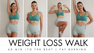 60 MIN METABOLIC WALKING EXERCISES FOR WEIGHT LOSS- No Jumping | Standing | Walk at Home