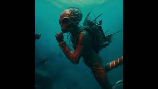 the deep #ai #alien #universe #water #sea #kanal