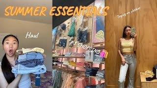 COME SHOP W/ ME: AMERICAN EAGLE +  SUMMER TRY ON HAUL (cute + casual)