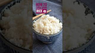 How to cook sushi rice |