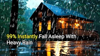 Rain Sounds For Sleeping - 99% Instantly Fall Asleep With Rain And Thunder Sound