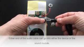 Push Button Activated Voice Musical Sound Chip