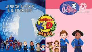 Jollibee kids meal Justice league And Littlest Pet Shop August 2 2009