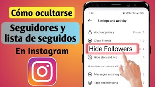 Cómo ocultar la lista de seguidores de Instagram (2024)