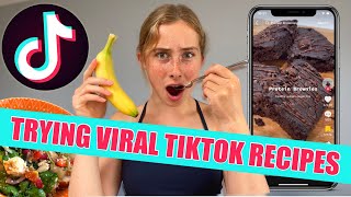 BEST THING I’VE EVER TASTED? trying healthy tiktok recipes | PolinaTumbles