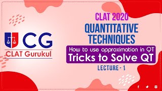 Tricks to Solve QT Question for CLAT 2020 | CLAT 2021/2022 | Best CLAT Online Coaching |CLAT Gurukul