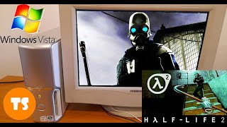 ⭐ Retro PC: Half-Life 2 Gameplay. UFO DELL XPS 210 - Windows Vista⭐ #retrocomputing #retrogaming