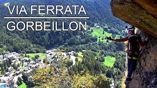 Ai piedi del Cervino, la ferrata Gorbeillon di Valtournenche [diff.: D. difficile - Valle d'Aosta]