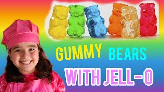 GUMMY BEARS 🐻 WITH JELL-O  #gummybears #jellogummybears ‼️