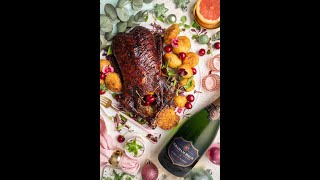 ROAST DUCK WITH CHERRY CITRUS GLAZE 😍