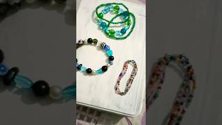 Handmade beaded bracelet #braceletmaking #jewelrymaking #jewelrycraft #handmade #diy