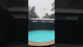 Hailstorm hit Penrith, Australia