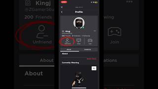 How to unfriend people on Roblox #Roblox #YouTubeShorts