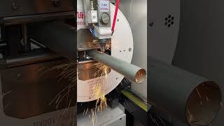 #laserpipecuttingmachine No drawing, fast cutting speed and labor saving.#lasercutting