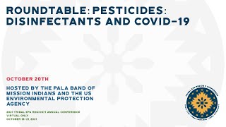 Roundtable: Pesticides, Disinfectants and Covid 19 (10/20/21)